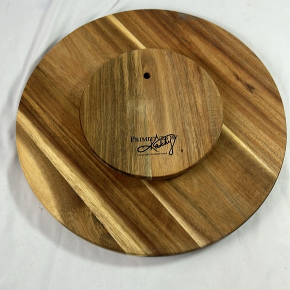 Wood Lazy Susan Primitives by Kathy - Picture 3 of 5